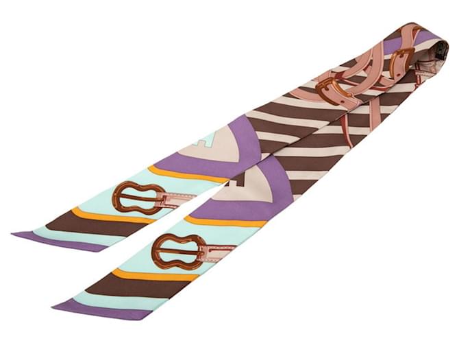 Hermès Hermes Twilly Coaching Schal Mehrfarben - Ansicht 2