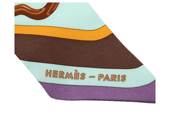 Hermès Hermes Twilly Coaching Schal Mehrfarben - Ansicht 3