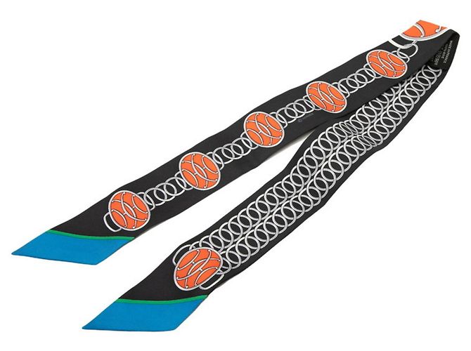 Hermès Hermes Twilly Lift Profile Schal Mehrfarben Marineblau - Ansicht 2