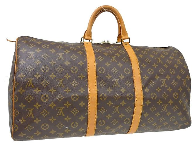 Louis Vuitton Keepall Monogram Canvas 55 Marron - vue 2