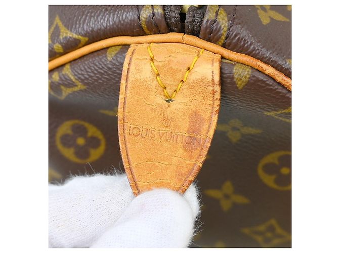 Louis Vuitton Keepall Monogram Canvas 55 Marron - vue 4