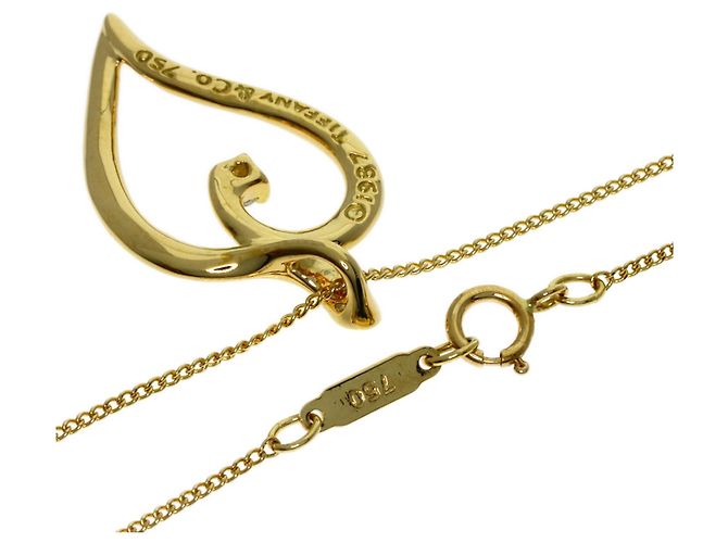 Collana Leaf Heart in diamante Tiffany & Co. - vista 2