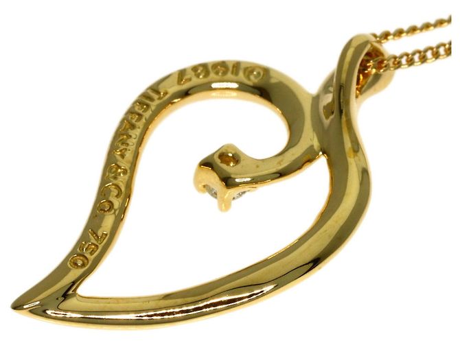Collana Leaf Heart in diamante Tiffany & Co. - vista 5