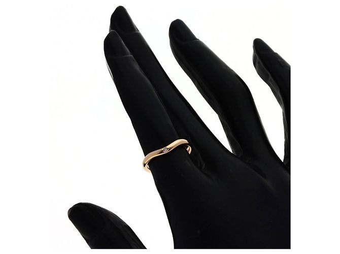 Anello Tiffany & Co. Curved Band in diamante e oro rosa 18K - vista 7