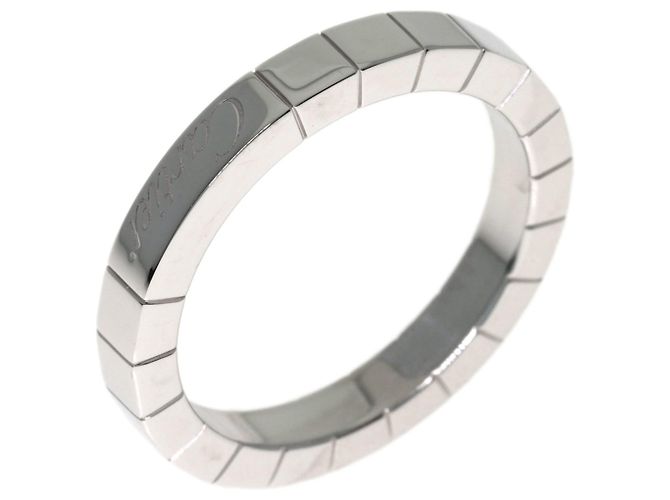 Cartier Lanieres 18K White Gold Band Ring - view 2