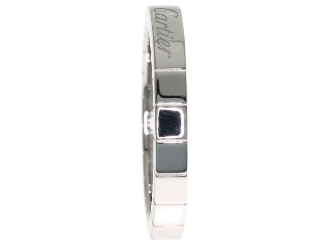 Cartier Lanieres 18K White Gold Band Ring - view 3