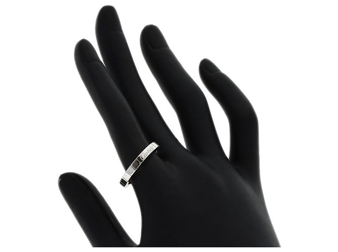 Cartier Lanieres 18K White Gold Band Ring - view 5
