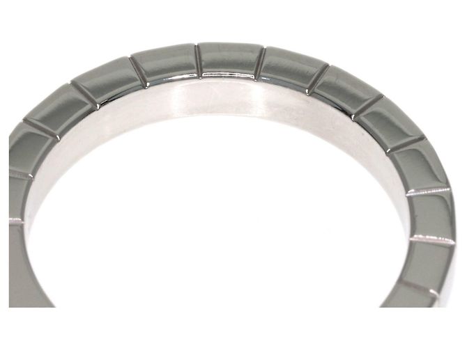 Cartier Lanieres 18K White Gold Band Ring - view 7