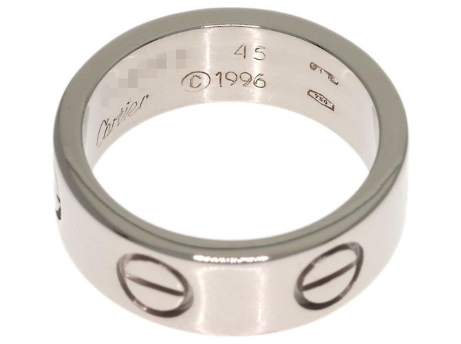 Cartier Love Ring aus 18K Weißgold - Ansicht 4