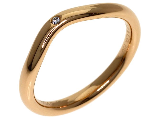 Anello a fascia curva in oro rosa 18K di Tiffany & Co. - vista 2