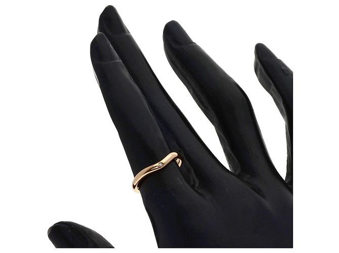 Anello a fascia curva in oro rosa 18K di Tiffany & Co. - vista 7