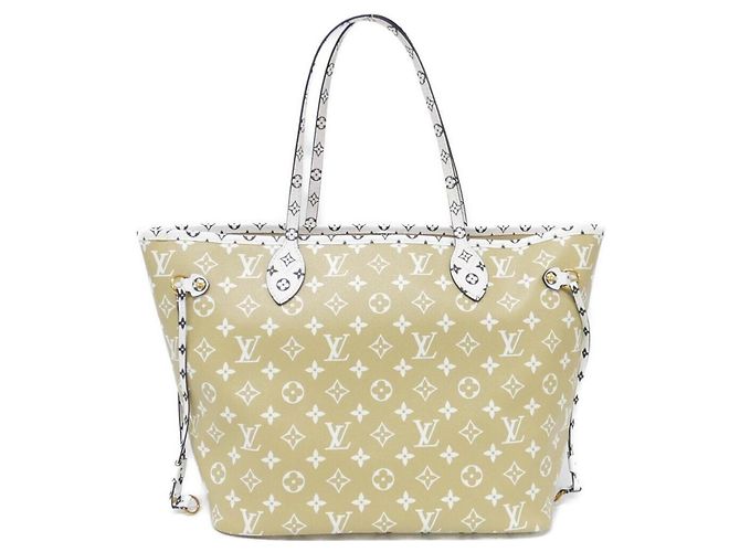 Bolso Louis Vuitton Monogram Giant Neverfull MM Caqui - vista 2