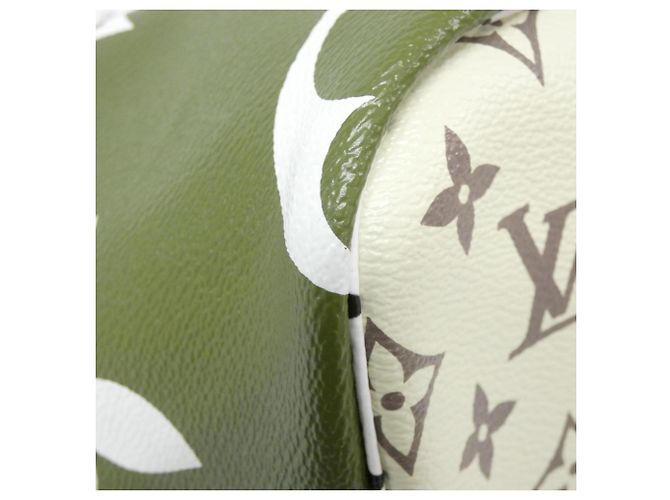 Bolso Louis Vuitton Monogram Giant Neverfull MM Caqui - vista 3