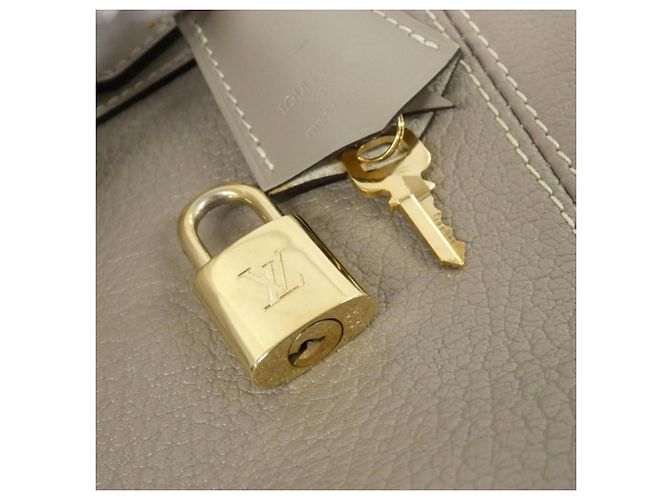 Borsa Louis Vuitton Suhali Lockit PM M91790 Marrone - vista 4