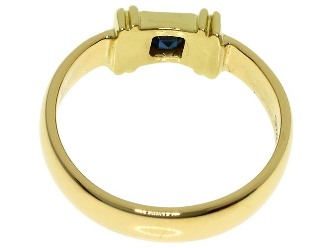 Tiffany & Co. 18K Gelbgold Stacking-Ring mit Saphiren - Ansicht 4