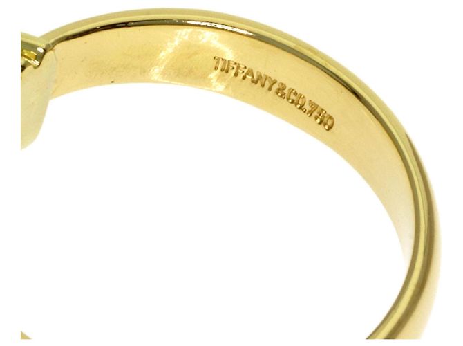 Tiffany & Co. 18K Gelbgold Stacking-Ring mit Saphiren - Ansicht 5