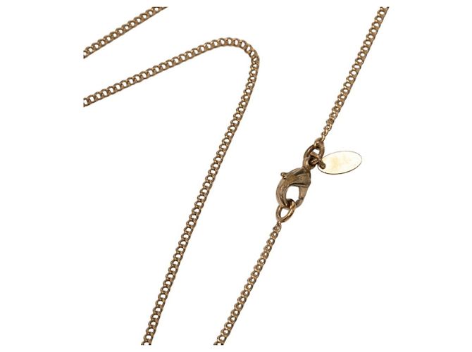 Collana Chanel Coco Mark placcata oro D'oro - vista 5