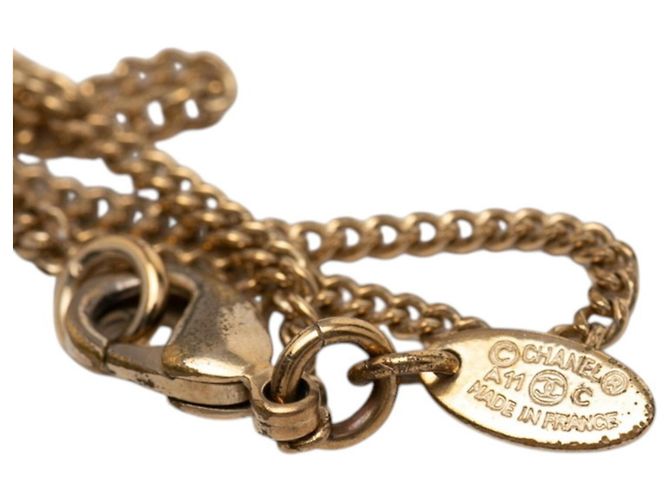 Collana Chanel Coco Mark placcata oro D'oro - vista 6
