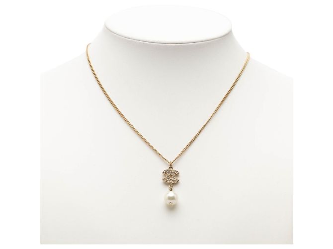 Collana Chanel Coco Mark placcata oro D'oro - vista 7