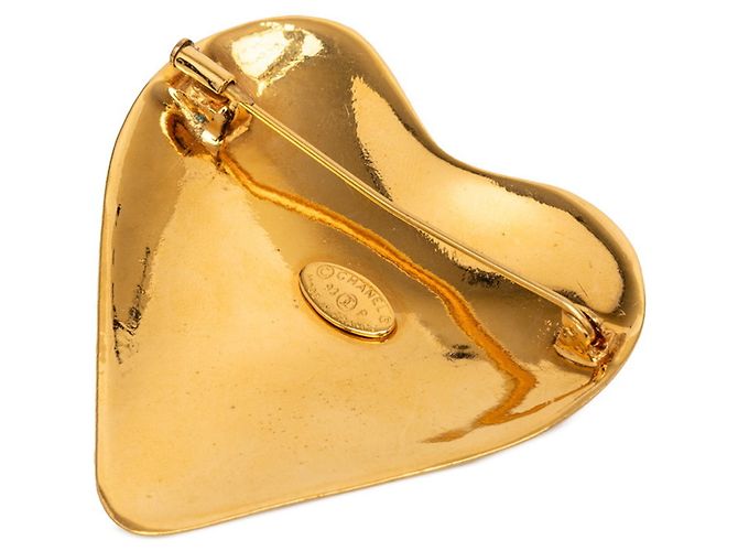 Spilla Chanel Coco Mark con Motivo a Cuore D'oro - vista 2