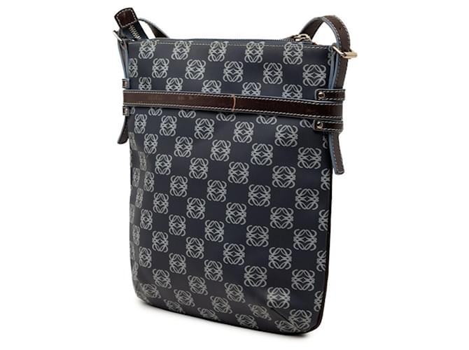 Borsa a tracolla Loewe Repeat Anagram Blu navy - vista 2