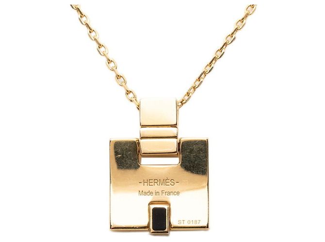 Hermès Hermes Eileen Anhänger Halskette Golden - Ansicht 2