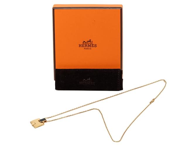 Hermès Hermes Eileen Anhänger Halskette Golden - Ansicht 5