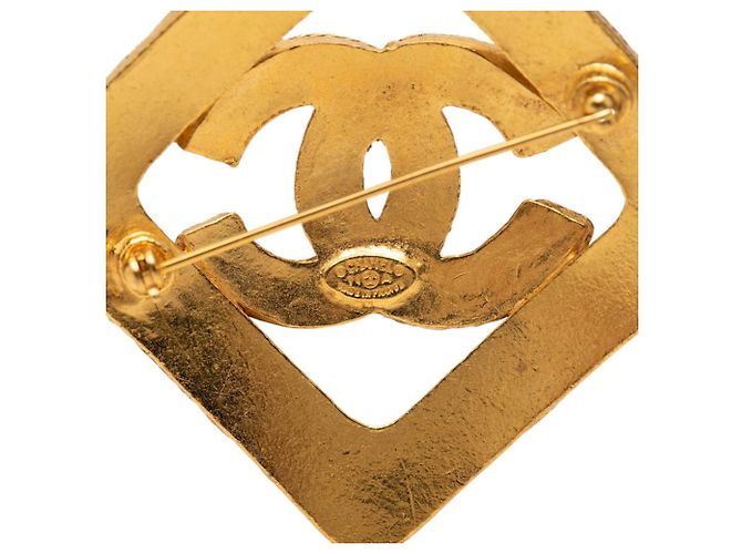 Chanel Coco Mark Diamant Brosche Golden - Ansicht 3