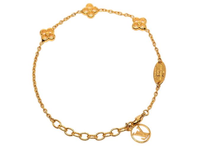 Bracciale Louis Vuitton Monogram Flowerful LV Circle D'oro - vista 3