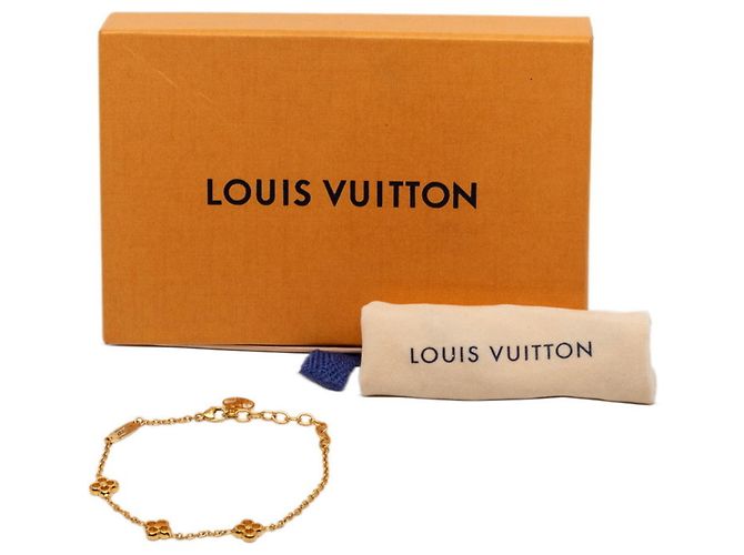 Bracciale Louis Vuitton Monogram Flowerful LV Circle D'oro - vista 7