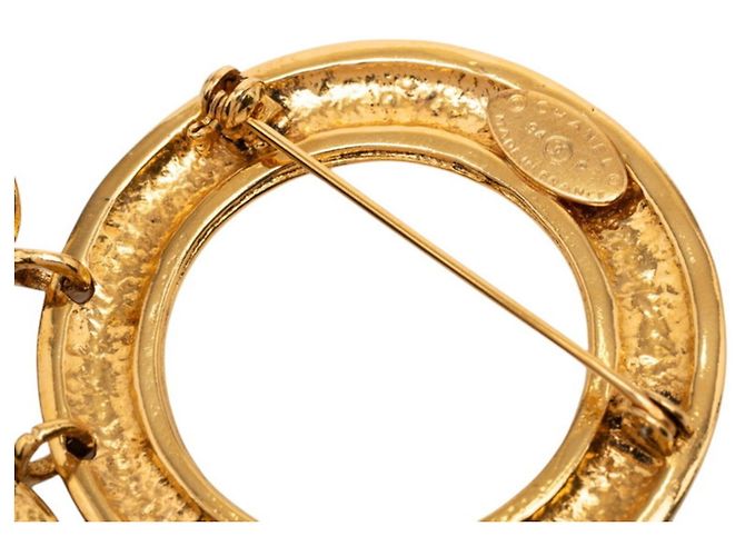 Chanel Coco Mark Vintage Brosche Golden - Ansicht 3