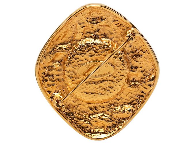 Spilla Chanel Vintage placcata oro D'oro - vista 2