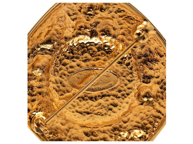 Spilla Chanel Vintage placcata oro D'oro - vista 3