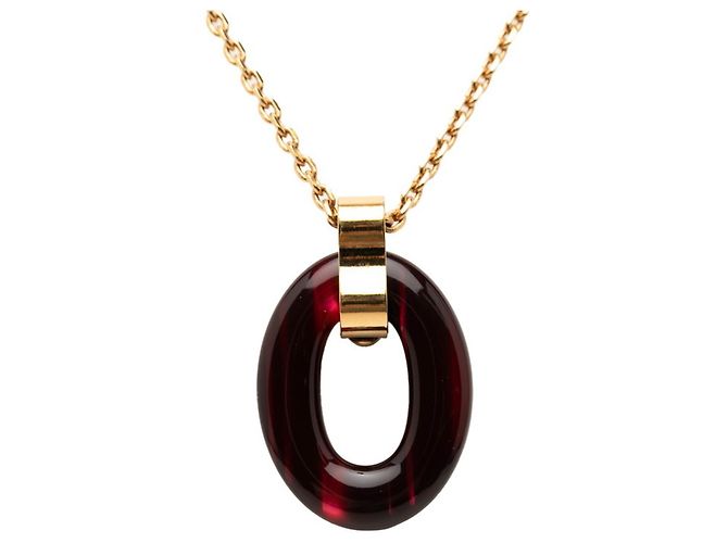 Collana con pendente Gimme Crew Louis Vuitton Rosso D'oro - vista 2