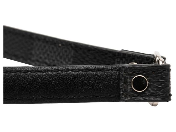 Bracciale Charm Louis Vuitton Damier Graphite Nero - vista 6