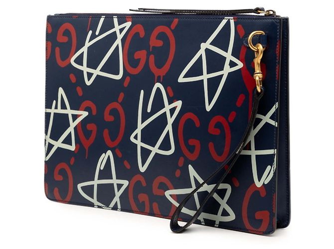Clutch Gucci GG Ghost Multicolore Blu navy - view 2