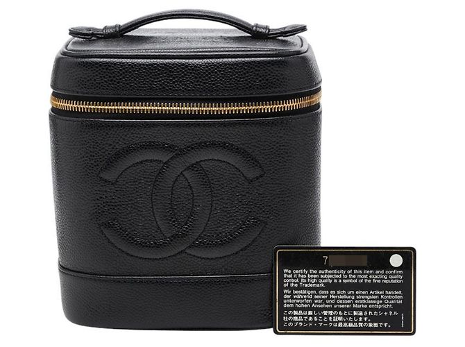Chanel Coco Mark Vanity Bag Schwarz - Ansicht 12
