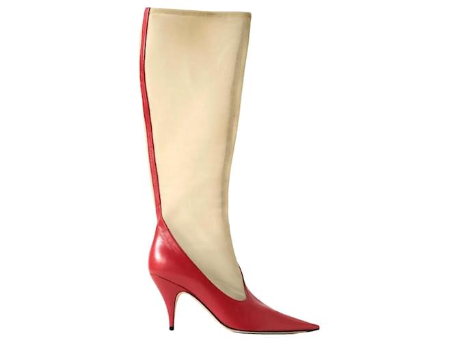 The row Stiefel Beige - Ansicht 2