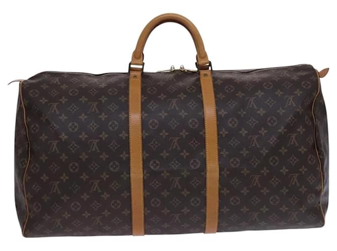 Louis Vuitton Keepall Monogram Canvas 60 Marrone - vista 2