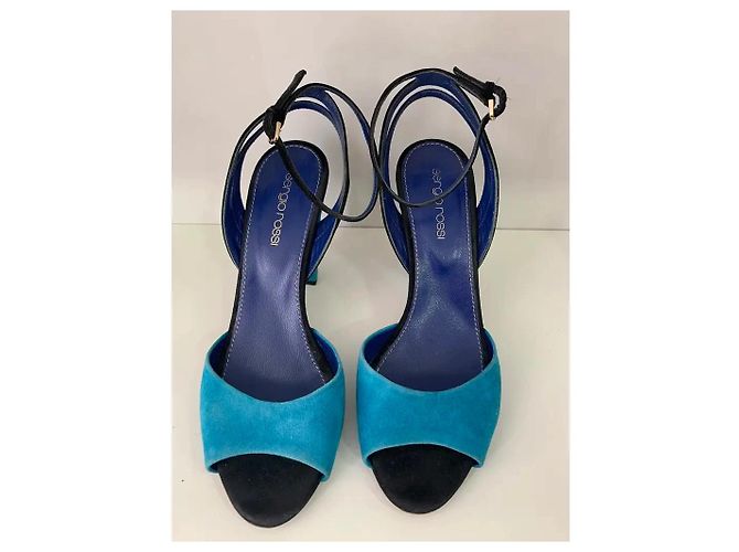 Sergio Rossi Sandalen Blau - Ansicht 3