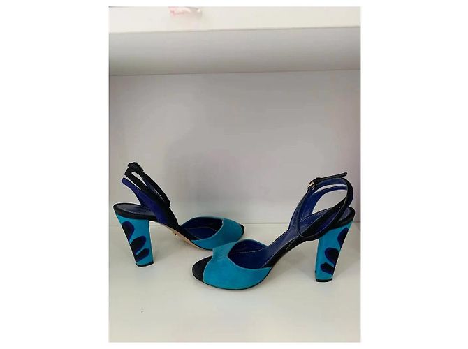 Sergio Rossi Sandalen Blau - Ansicht 7