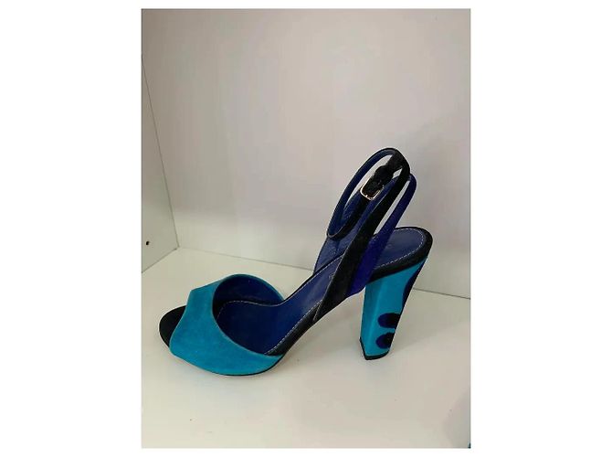 Sergio Rossi Sandalen Blau - Ansicht 8