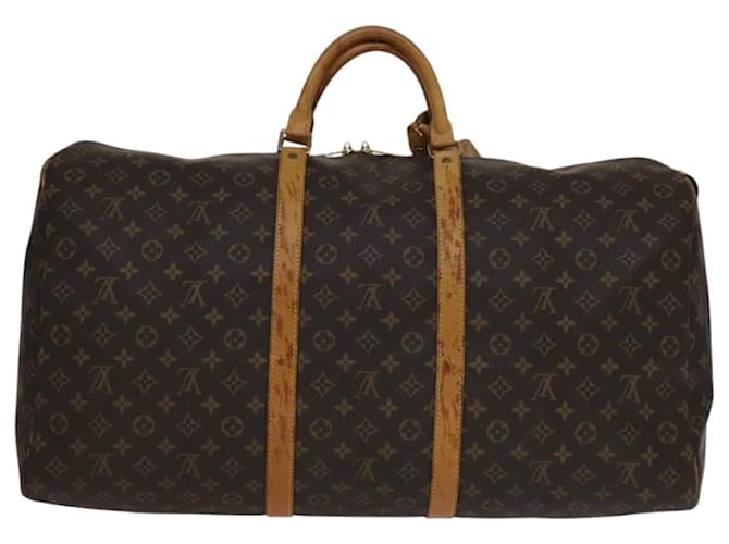 Louis Vuitton Keepall Monogram Canvas 60 Marrone - vista 2