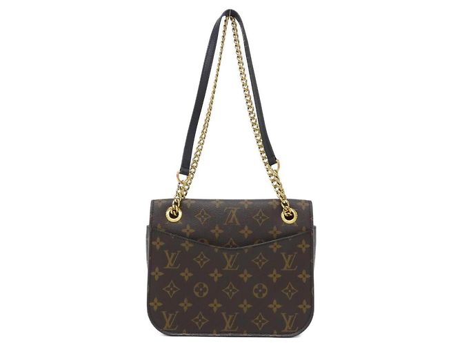Borsa a Spalla Louis Vuitton Monogram Passy M45592 Marrone - vista 2