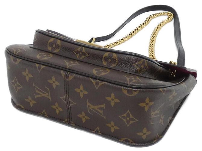 Borsa a Spalla Louis Vuitton Monogram Passy M45592 Marrone - vista 3