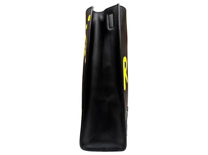 Borsa a Spalla Gucci Ghost Nero Giallo - vista 4
