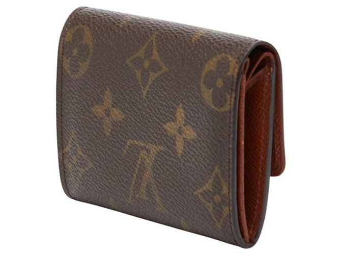 Louis Vuitton Monogram Portemonnaie Plat - Monedero Castaño - vista 2