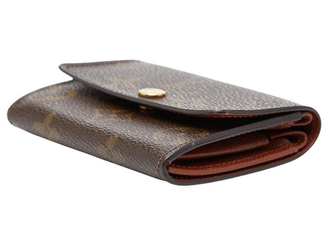 Louis Vuitton Monogram Portemonnaie Plat - Monedero Castaño - vista 5