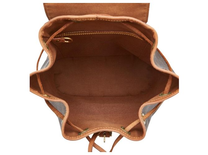 Zaino Louis Vuitton Monogram Montsouris MM Marrone - vista 10