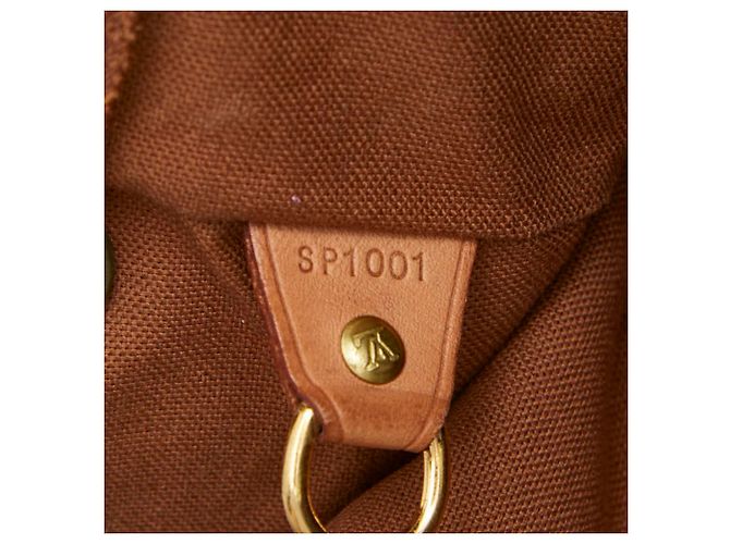 Zaino Louis Vuitton Monogram Montsouris MM Marrone - vista 12